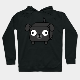 Pug Loaf - Black Pug Dog Hoodie